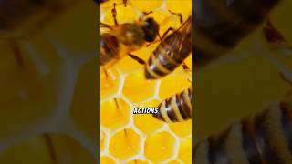 Strange behavior of bees #honeybee #bees