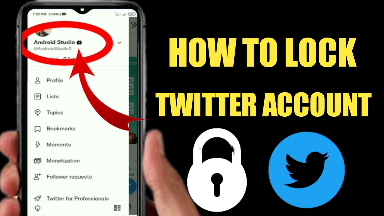 How To Lock Your Twitter Account 2022 | How To Make Twitter Account ...