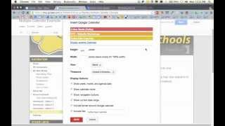 Franklin ETC - Embed Multiple Google Calendars