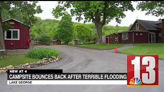 Lake George campsite bounces back after terrible flooding