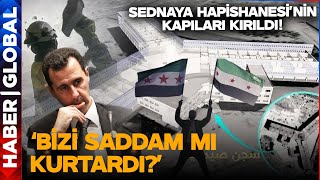 Esad'ın Gizli Zindanı Sednaya Hapishanesi'nin Kapıları Kırıldı! Esirlerin İlk Sözü Dehşete Düşürdü