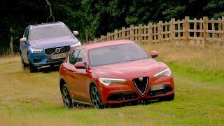 Alfa Romeo Stelvio vs Volvo XC60 | Top Gear: Series 25