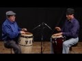 Giovanni Hidalgo and John Santos on Congas