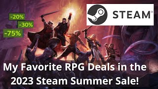 My Favorite RPG Deals for the 2023 Steam Summer Sale