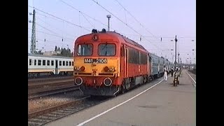 2002.09.07. Csörgős ingavonatok a 81-es vonalon (Apc-Zagyvaszántó állomáson)