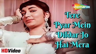 Tere Pyar Mein Dildar | Ashok Kumar, Sadhana Songs | Lata Mangeshkar Hit Songs | Mere Mehboob Songs