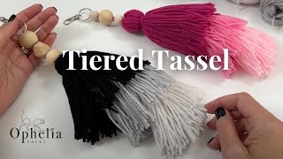 Tiered Tassel Tutorial // Pimp your tassels // Ophelia Talks Crochet