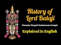 #History_of_Tirumala_Tirupati _Venkateswara | Story of Balaji | #tirupatibalaji #tirupati #balaji