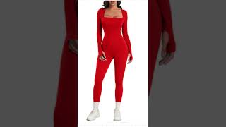 🌟 Women’s Ribbed Yoga Jumpsuit – Sleek \u0026 Sporty! 🧘‍♀️✨