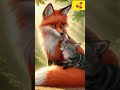 Meet the cute 😍fox 🦊 and cat 🐱 Ever @Ai_creatorSuman  #viral #trending #popular #shorts