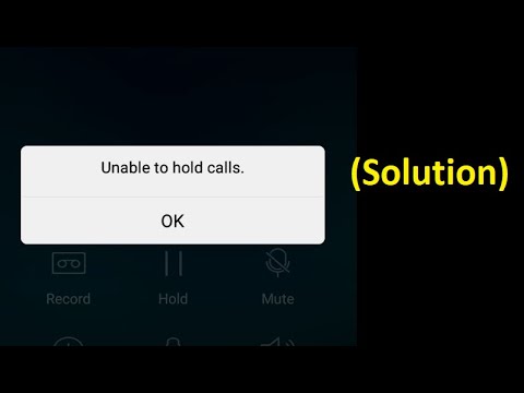 Unable to put calls on hold – Unable to make a call (solution) – vivo mobile call problem