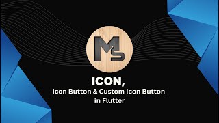 Flutter icons || how to create icon button in flutter || Custom Icon button