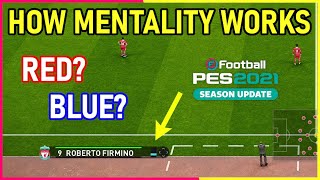 PES2021 How Red and Blue Mentality Works - Tips For New Players