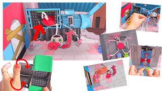 DIY♥ MOMMY LONG LEGS WITH THE GRINDER - POPPY PLAYTIME CHAPTER2 GAMING BOOK  파피플레이타임챕터2 마미롱레그 분쇄 게임북