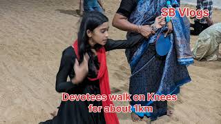 Pilgrims of our Lady of Velankanni walkingonKnees#velankanni#pilgrimage#mothermary#velankannichurch