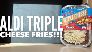 Aldi Carlos Takeaway Triple Cheese Fries Review | Aldi Fries Review