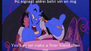 Aladdin - Friend Like Me (Icelandic with subs)