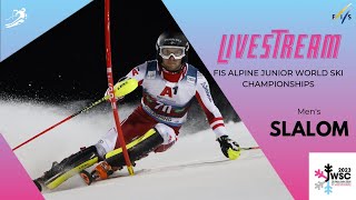 LIVE: FIS Alpine Junior World Ski Championships 2023 St. Anton - Men's Slalom