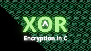 XOR encryption in C - No talking