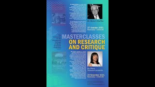 Masterclass on Research and Critique