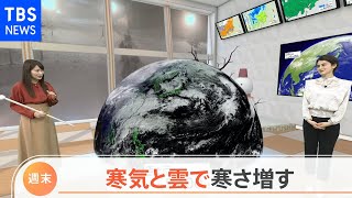 【1月29の天気予報】寒気と雲で寒さ増す