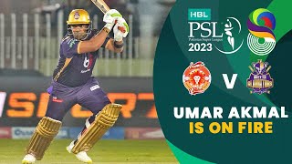 Umar Akmal Is On Fire | Islamabad United vs Quetta Gladiators | Match 21 | HBL PSL 8 | MI2T