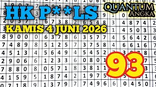 HK POOLS PREDICTION JUNE 4, 2026 / HK HEAD TAIL FORMULA / TODAY'S HK LEAKS