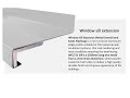 aluminium window sill extension type721