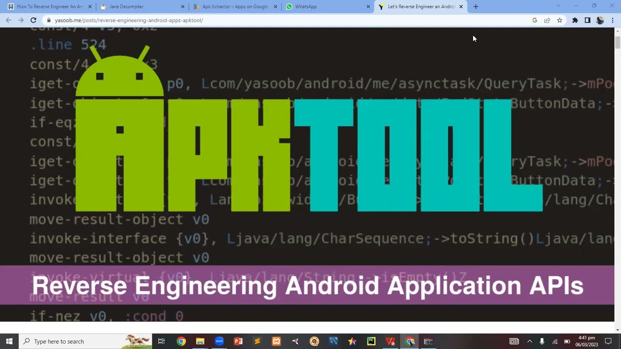 Android App Reverse Engineering | Android Code Extraction | JD Compiler ...