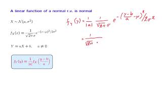 L11.4 A Linear Function of a Normal Random Variable