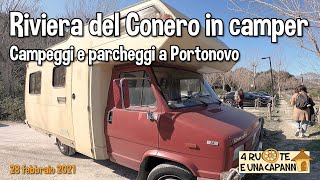 Riviera del Conero in camper - Campeggi e parcheggi a Portonovo