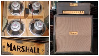 Ultimate Marshall Tone? 1965 JTM45 ALNICO HALF STACK!!