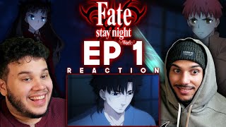 Fate/stay night: Unlimited Blade Works Episode 1 REACTION | Winter Days, A Fateful Night