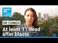 DR Congo: At least 11 dead and scores injured after blasts at M23 rebel leaders' rally, rebels say