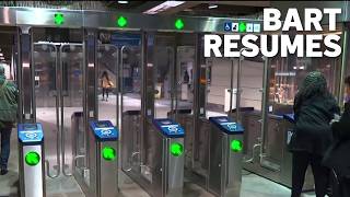 BART service resumes in Transbay Tube after communications issue caused by fire