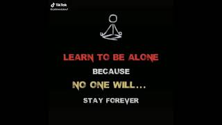 Be Alon ❤️😭 Because No One will Stay forever 🔥🔥🔥❤️😭😎
