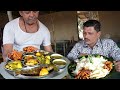 Dhaba Hotel e Lunch Kore Energy Ese Galo | Bhuri Bhoj | Rice | Dal | Amudi | Chingri | Pona | Sabji