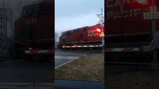 CP 8724 South (CPKC 118) Exiting The MacTier Subdivision At Osler Street In Toronto Ontario 12/15/24