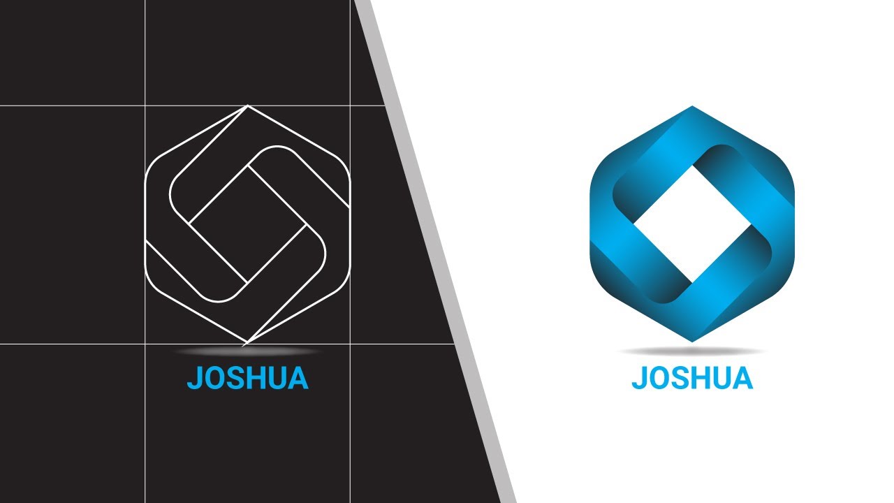 Modern Polygon Logo Design Adobe Illustrator Tutorials Youtube