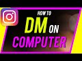 how to DM on Instagram on Computer