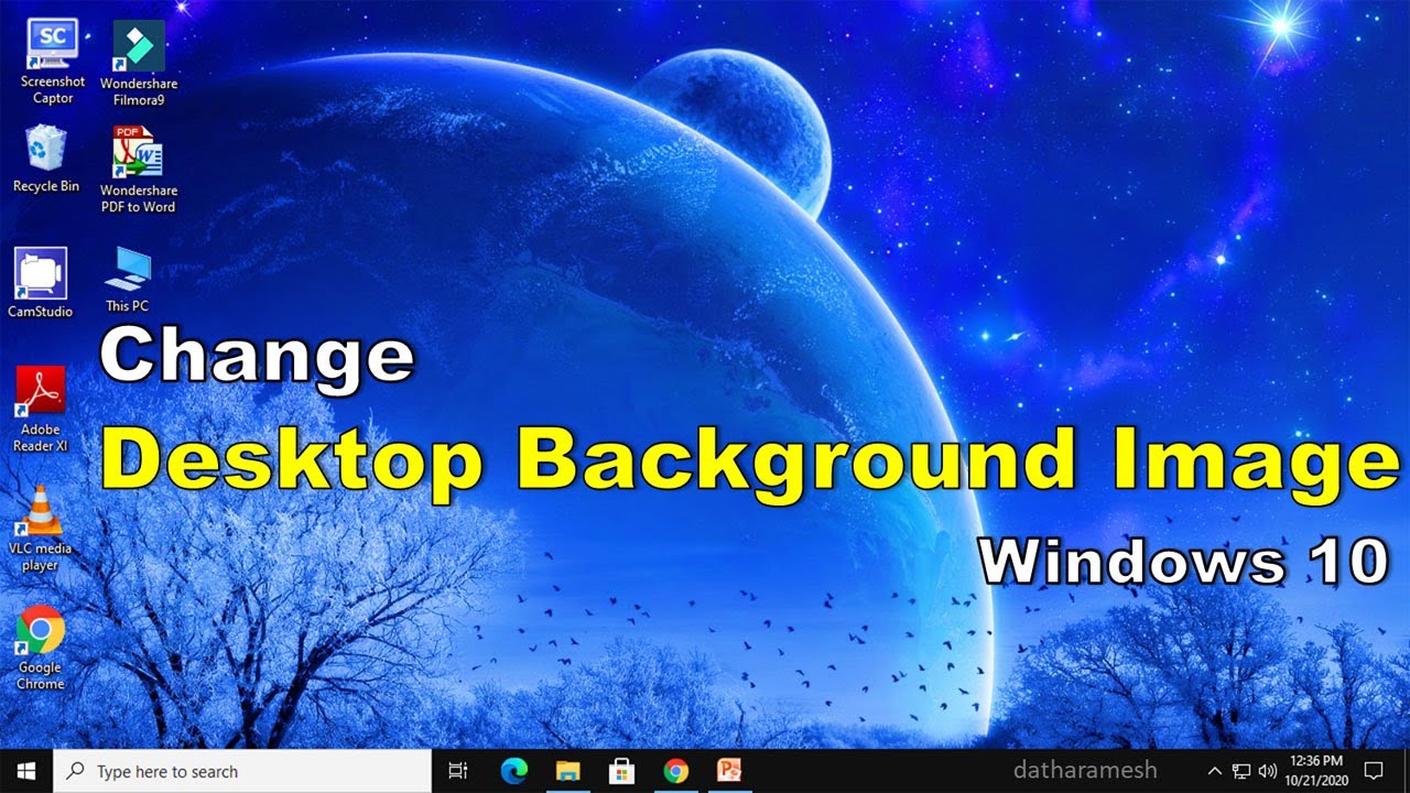 How To Change Wallpaper On Windows 10 At Jessevvicenteo Blog