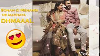 Sonam Kapoor Lavish Mehendi Video Pics | Sonam Kapoor Wedding Videos