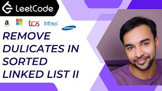 Remove Duplicates from Sorted List 2 (LeetCode 82) | Full Solution with animations