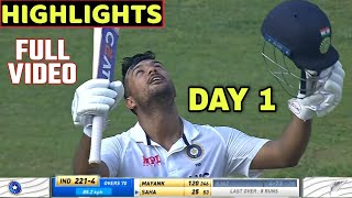 India Vs New Zealand 2nd Test 1st Day Full Match Highlights
