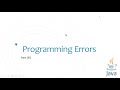 Syntax Error, Runtime Error, and Logic Error - Introduction to Exceptions in Java
