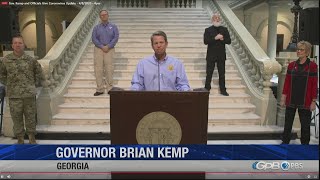 Georgia governor discusses decision on beaches