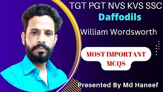 Daffodils| Most Important MCQS| TGT PGT DSSSB KVS NVS|