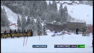 Siegeslauf Slalom Wengen 2015   Felix Neureuther ORF