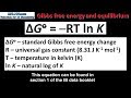 R1.4.4 / R2.3.7 Equilibrium and Gibbs free energy (HL)