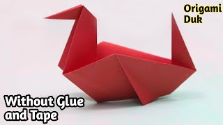 How To Make a Paper Duck - Easy Origami Duck Tutorial